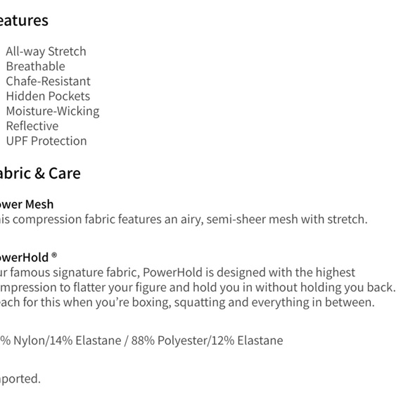 NWT Fabletics Debbie Reflective Capri - Picture 7 of 7